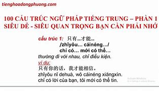 Những Cấu Trúc Tiếng Trung Ip1Q S Q A